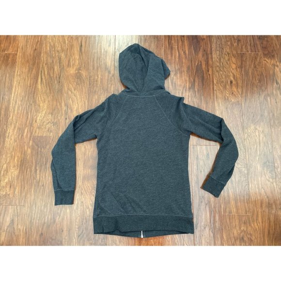 VS Full Zip Hoodie And Capri Sweat Pants SIZE Small Charcoal & Light Gray Floral - Picture 11 of 11